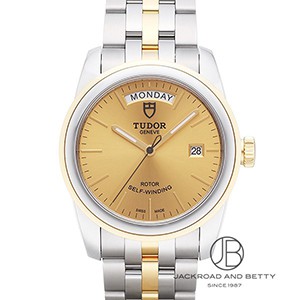 TUDOR glamour 56003 自動巻き 腕時計 メンズ デイデイト 新品)TUDOR チューダー グラマー デイトデイ 56003 シャンパン