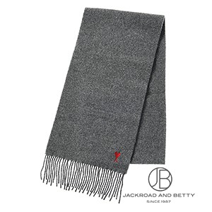 ウール フリンジ クラシック スカーフ AMI PARIS 】Ami de Coeur ウールフリンジクラシックスカーフ