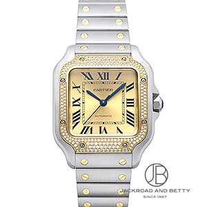 管84 カルティエ　CARTIER サントス  未使用12ミリ3コマ Cartier - Cartier カルティエ サントス S M レディース 腕時計