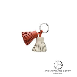 エルメス<br>カルメン ウノドス キーリング<br>ベージュマルファ