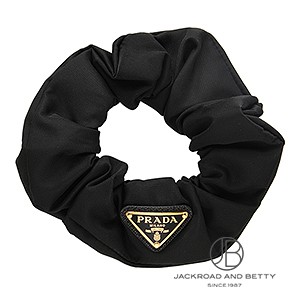 PRADA シュシュ　新品未使用 極美品 PRADA プラダ Re Nylon シュシュ パープル ヘア