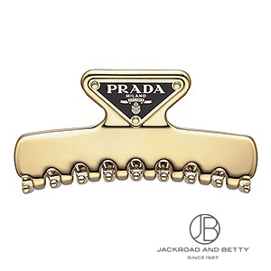 Prada ロゴ ヘアクリップ | ゴールドトーン | FARFETCH JP