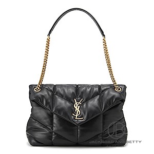 国内発送★Saint laurent★ロゴ ミディアム・パファー・バッグ パファー ミディアム（キルティングナッパレザー） | Saint