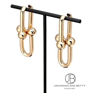 【ノーブランド】ハードウェア エクストララージ シルバー925 TIFFANY&Co.】ティファニー ハードウェア ラージリンク ピアス