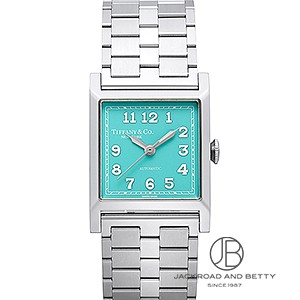 （送料込）Tiffany & Co．Union Square 27㎜ 腕時計 Union Square 27 mm Watch in Steel with Diamonds & a Tiffany