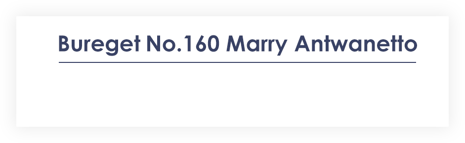 breget NO.160 Marry Antwanetto