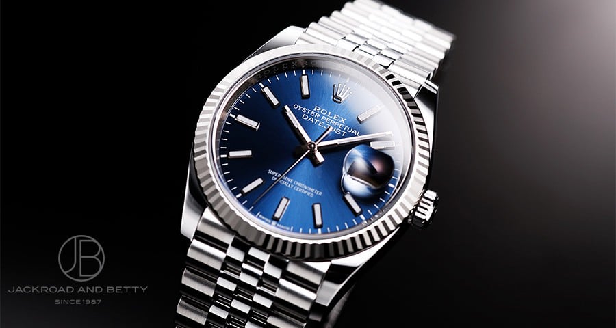 ROLEX DATEJUSTブルー文字盤